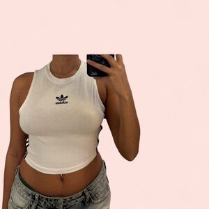 Adidas Women's White Tank Top